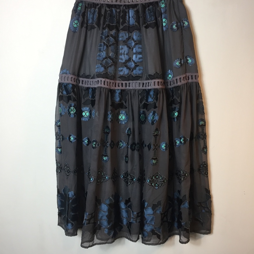 For Love & Lemons Barcelona Midi Skirt s small
